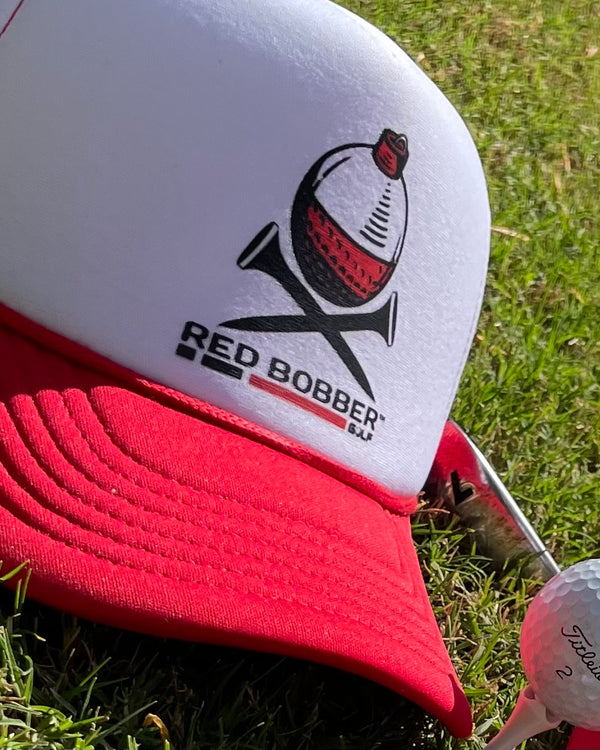 RED BOBBER GOLF LOGO CAP