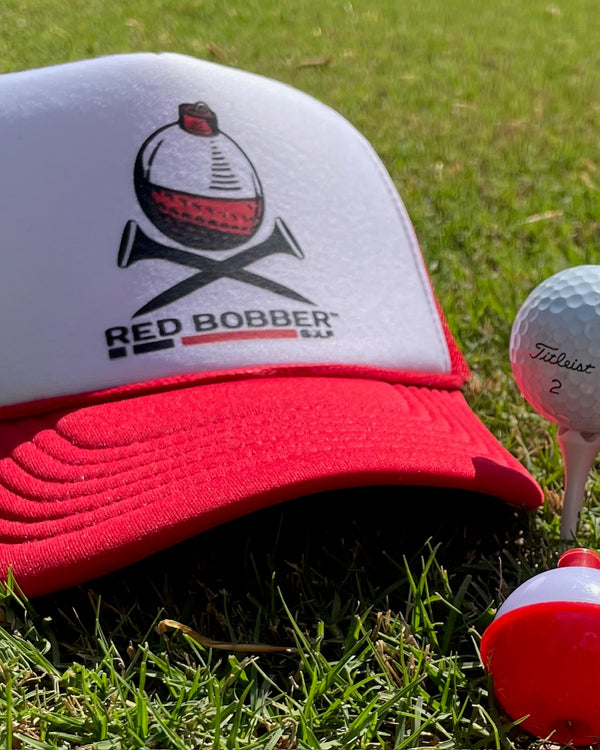 RED BOBBER GOLF LOGO CAP