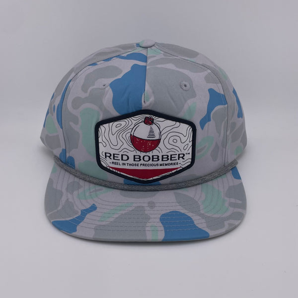 Topo Red Bobber Gramps Cap | Saltwater Duck Camo