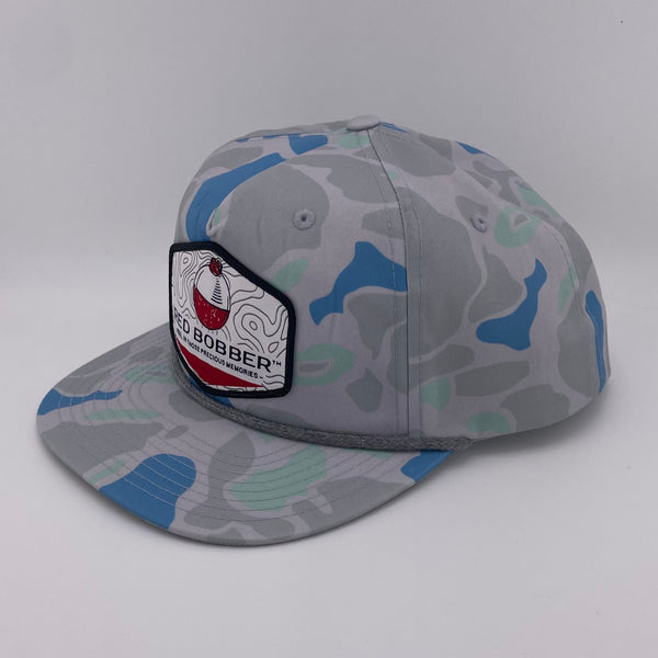 Topo Red Bobber Gramps Cap | Saltwater Duck Camo