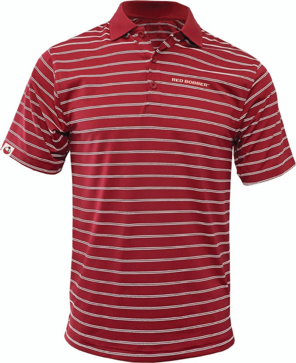 RED BOBBER Wide Stripe Polo