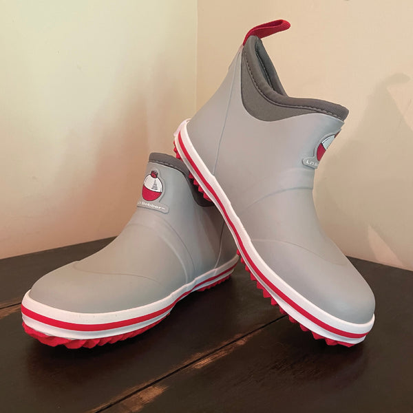 Kid’s Gray/Red Li'L Bobber™ Boots